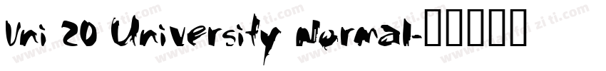 Vni 20 University Normal字体转换